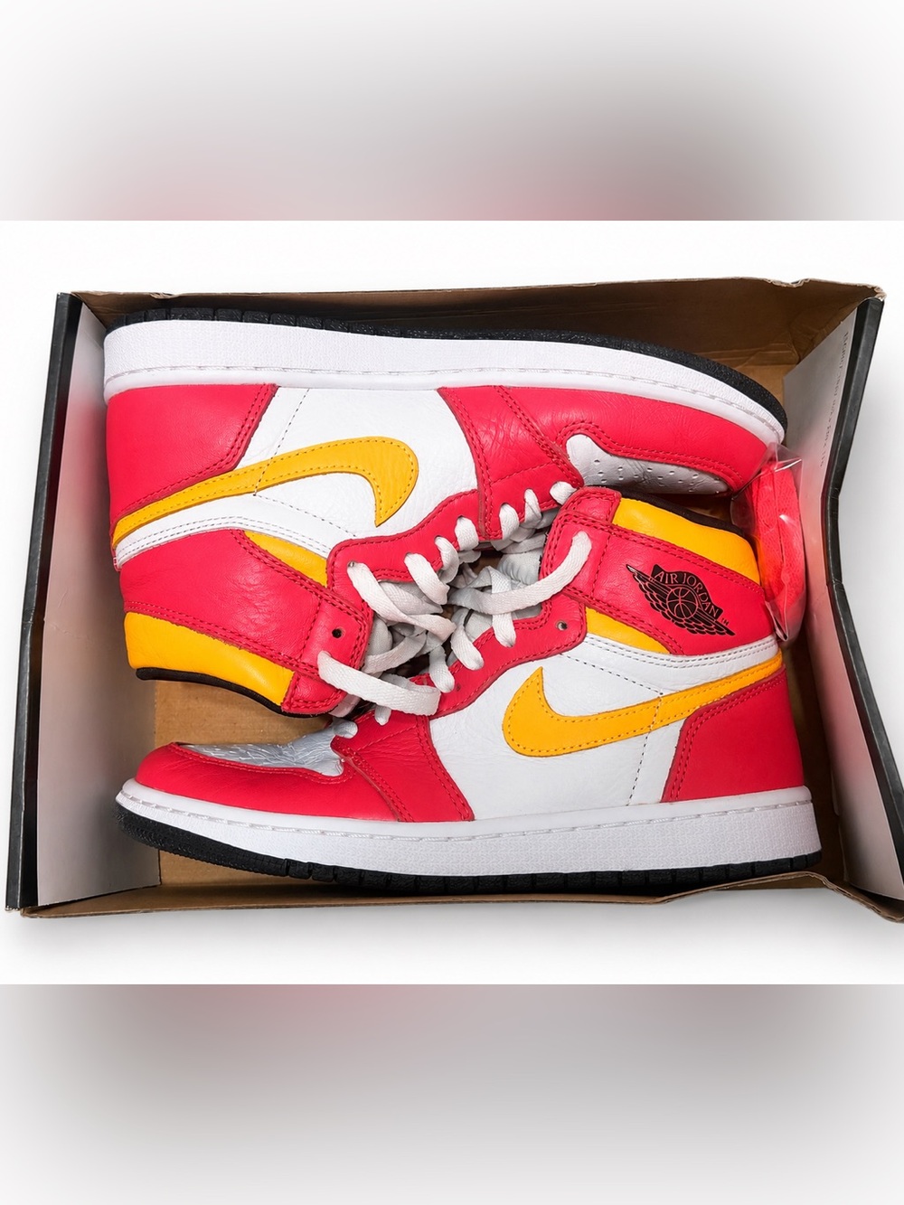 Air Jordan 1 Retro High OG Red and Yellow